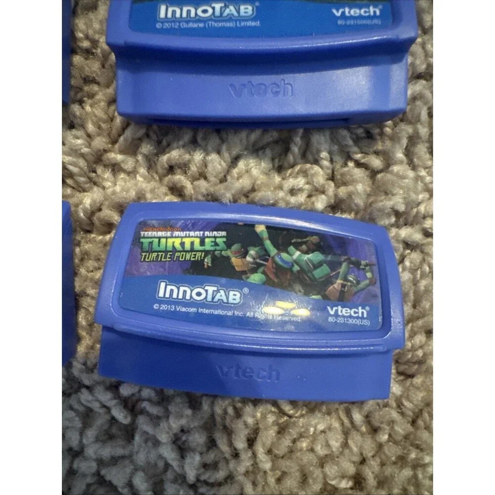 Vtech Learning Games Game Cartridges Lot Of 6 Multiple Titles Innotab Software